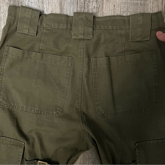 Olive Bondage Multi Cargo Pants - Picture 4 of 5